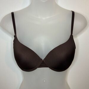 Brown Women's Push Up Underwire Bra Size 34B